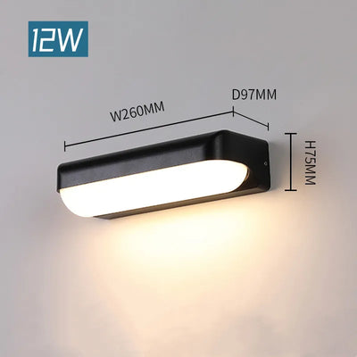 Applique extérieur LED en blanc froid 6000 K