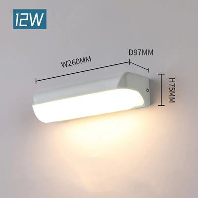 Boîtier aluminium de l'applique extérieur LED