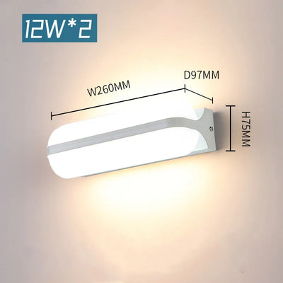 Détail de fixation de l'applique extérieur LED puissante