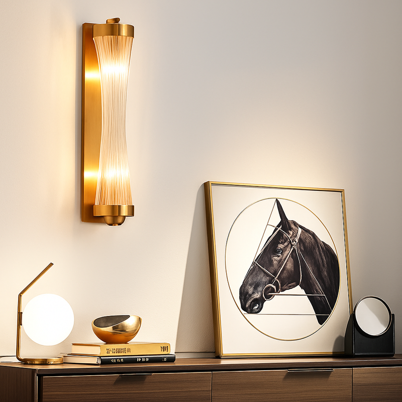 Applique murale cristal LED de style européen