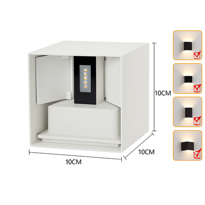Applique murale extérieur blanc 24 W