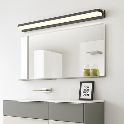 Applique murale inox, finition acier inoxydable