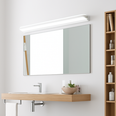 Applique murale barre LED finition noire