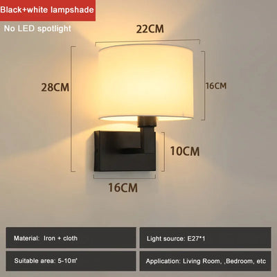 Spot liseuse LED de l'applique murale lit