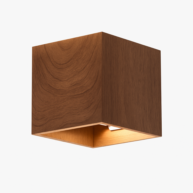 Applique murale pour salle à manger en cube LED haut-bas