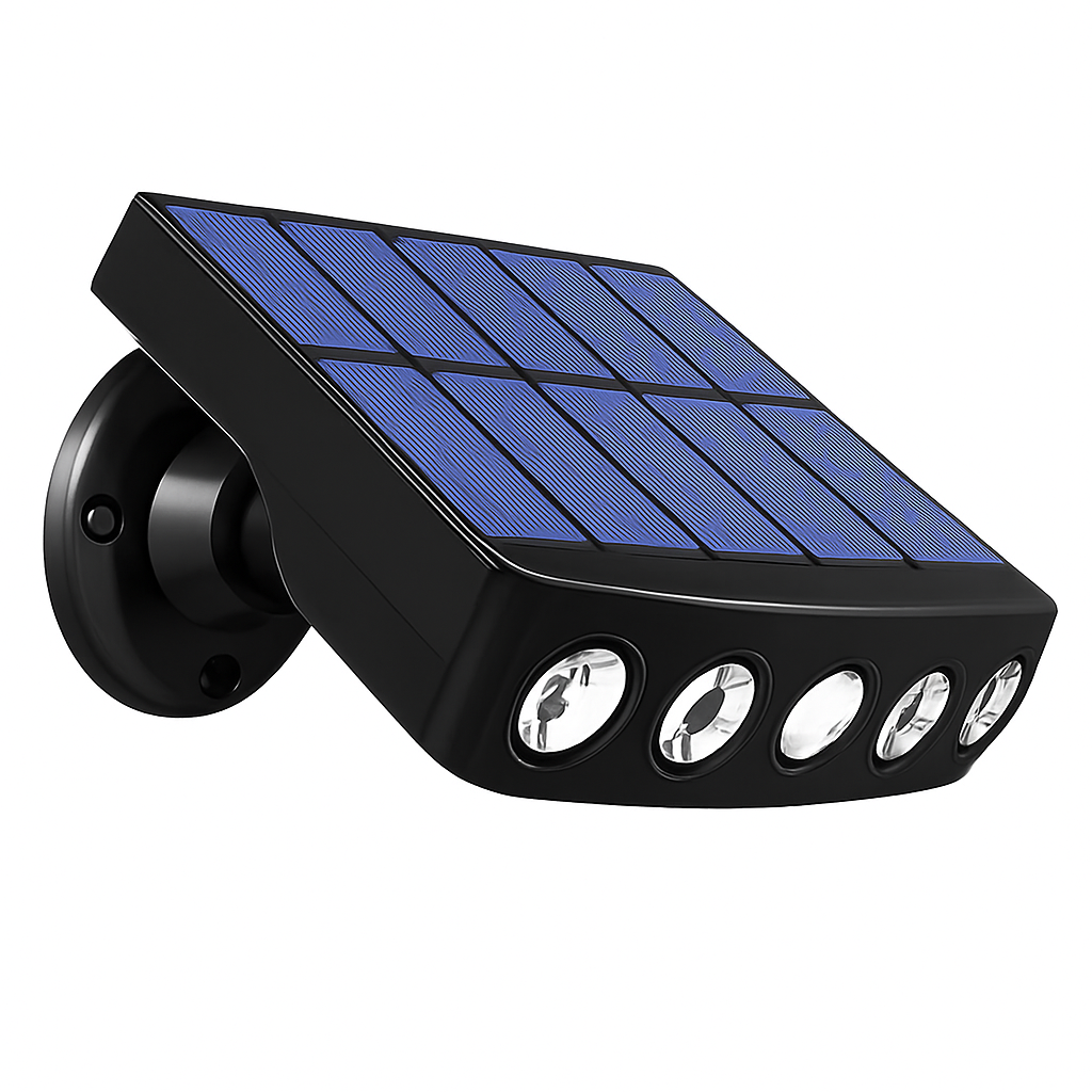 Applique solaire à détecteur de mouvement pour l'extérieur