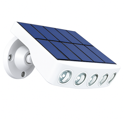 Applique solaire à détecteur en lumière chaude