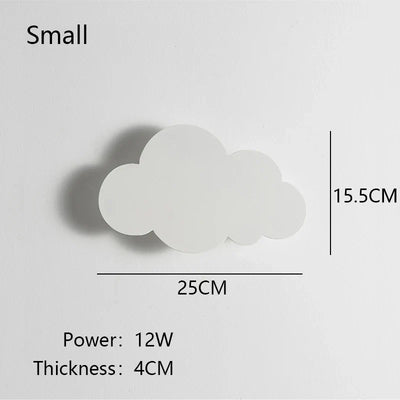 Lampe nuage murale en lumière chaude 3000 K