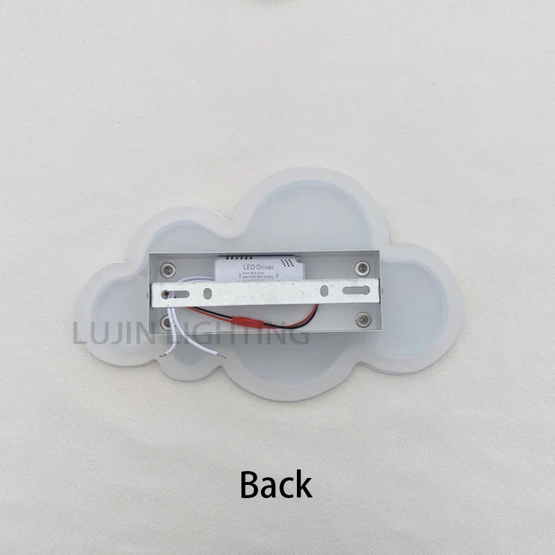 Lampe nuage murale LED pour chambre d'enfant