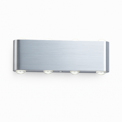Petite applique murale LED en aluminium blanc