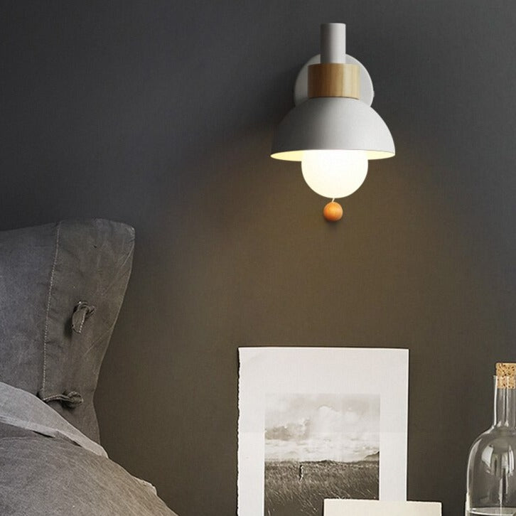 Vivale Scandinavian Modern Colored LED Wall Lamp Metal Lighting