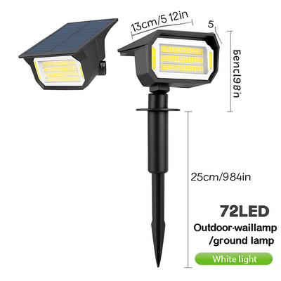 Spot solaire jardin version 20 LED RVB colorée